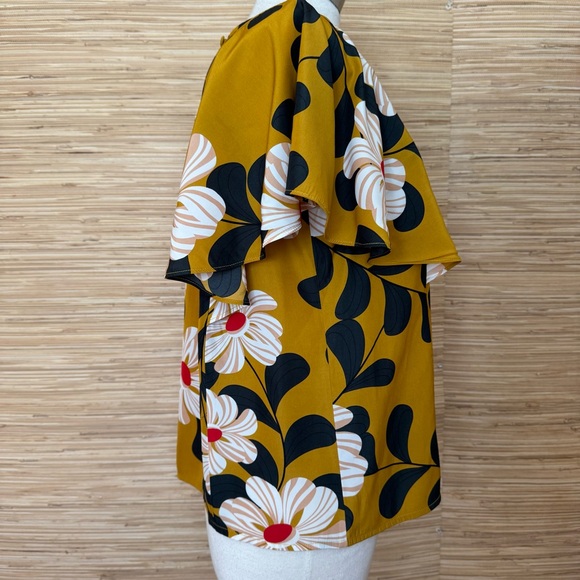Anthropologie Eva Franco Ikebana Floral Blouse - Picture 8 of 15